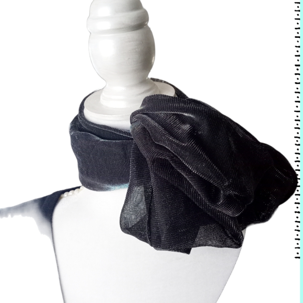 NWT Black Glam & Glitz Scarf